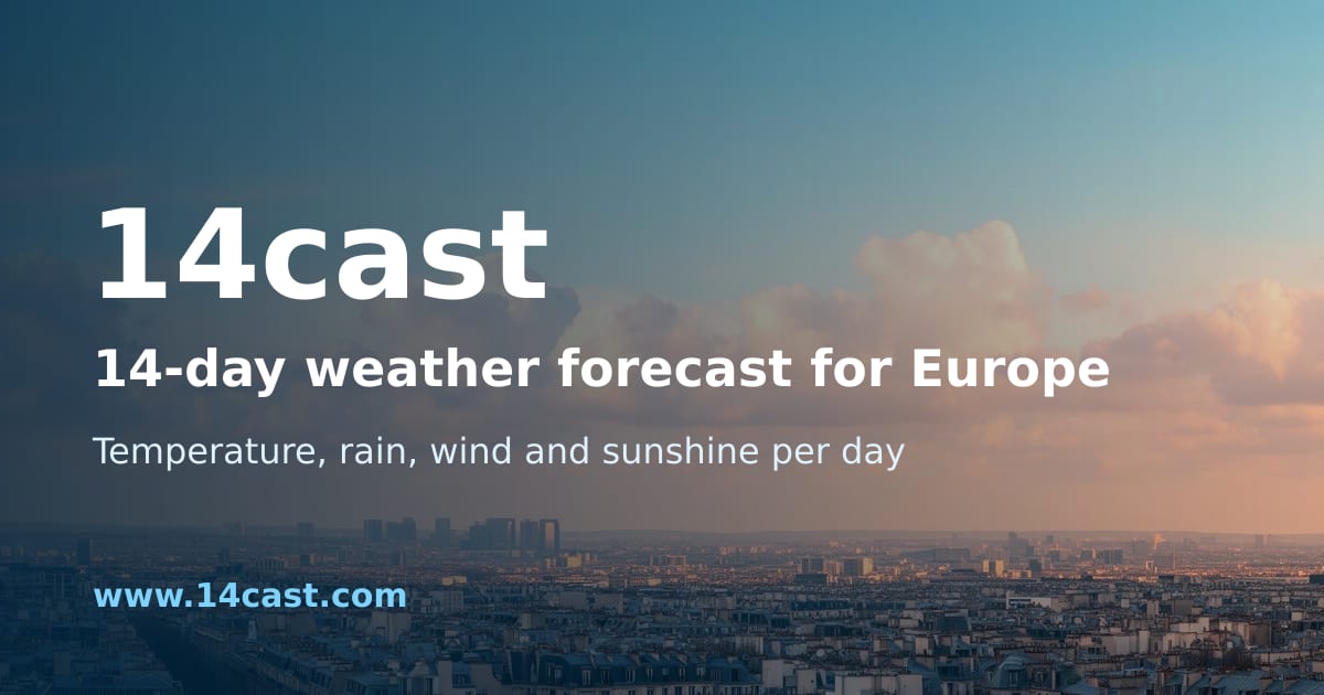 Germany weather tomorrow — 14 day forecast (October 2026)